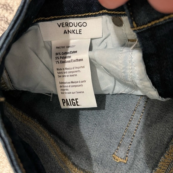 PAIGE Verdugo Ankle Darton Distressed jeans - Picture 9 of 10